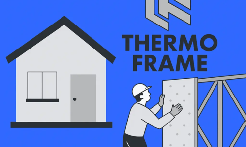 Sistema ThermoFrame LF – Steel Framing y aislación térmica continua en obra